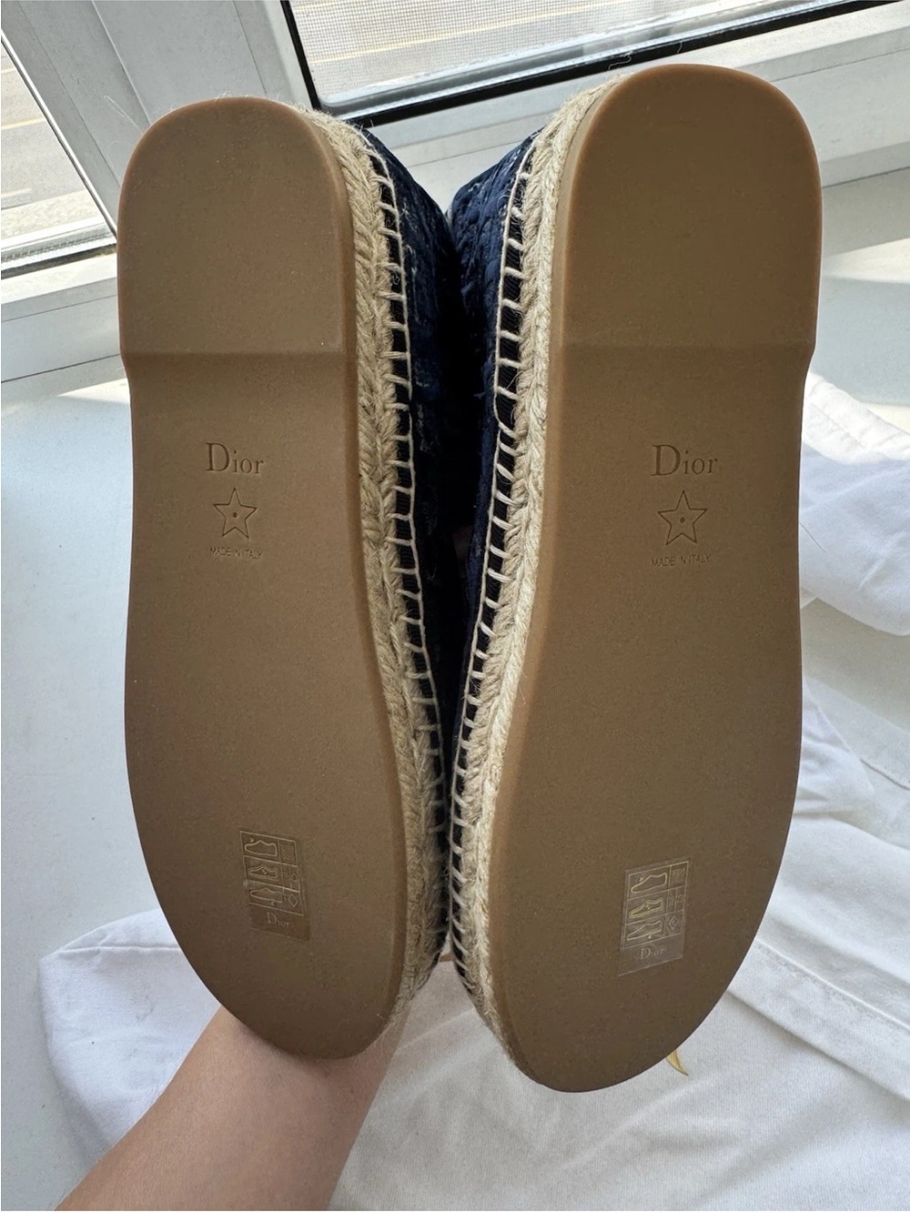 Dior Navy White Logo Mid-Calf Bootie Women's Boots EU 36.5 CL 1120 36½ - Picture 6 of 6